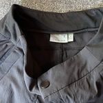 Athleta NWOT matte black shorts with multiple zipper & button pockets Photo 3