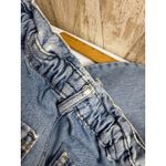 ZARA High Waisted Denim Jeans Paperbag Waist Straight Leg Women S Photo 7