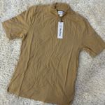 NWT Women's Beige Ribbed T Photo 2