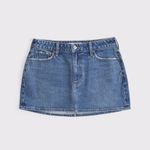 Abercrombie & Fitch Abercrombie Denim Mini Skirt  Photo 0