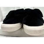 Nine West Onosha Black Slipon Round Toe Velvet Sneaker Wo’s Size 11 Photo 6