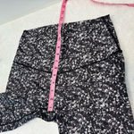 Lululemon  Shine Tight Roll Down High Rise Shimmy Shimmer Black White Sequin 10 Photo 7