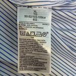 Banana Republic Blue and white pin stripe sz XL bell sleeve office business work Photo 7