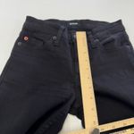 Hudson  Jeans‎ Womens 25 Black Fallon Crop Raw Hem Denim Dark Wash Cotton Photo 10