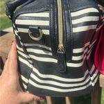 Betsey Johnson Black and White Satchel with Striking Design Photo 4