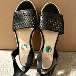 Vince Camuto Women 8 Black Basketweave Espadrille Ankle Strap Platform Sandal Photo 0