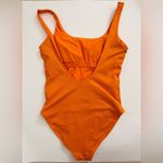 Athleta Cloudbreak Rib Scoop One Piece, Monarch orange S Photo 3