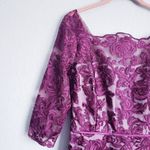 JS Collections  Illusion Bateau Neck‎ Embroidered Gown Photo 6