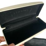 Versace Glasses Hard Case Clamshell Cream Authentic Microfiber Cleaning Cloth Photo 5