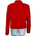 Vintage 90s Kors MIchael Kors Cherry Red Wool Button Front Collared Jacket sz 10 Photo 3