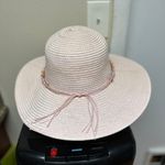 Women's Pink Straw Sun Hat Photo 4