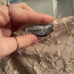 Beige floral lace dress Photo 4