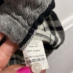 Sundry  striped flannel plaid interior button up soft small gently‎ worn Photo 2