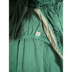 Annabree’s Long Sleeve Tie Front Sweetheart Mini Dress Green Size M Photo 4