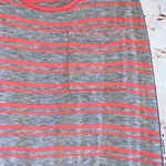 Olive & Oak  Dress Womens Small Gray Pink Striped Tank Top Sleeveless Blouson Photo 3