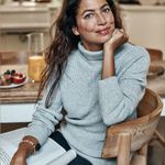 Summersalt The Luxe Cashmere Blend Funnel Neck Sweater wolf gray size XL Photo 11