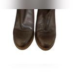 Cole Haan Auden Waterproof Leather Ankle 3” Wedge Zip Bootie Size 11 Brown Photo 3