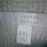 LC Lauren Conrad Lauren Conrad XXL Oversized Creme Tunic Pullover Sweater Top Plus Photo 11