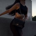 ZARA  Seamless Rhinestone Top Photo 1