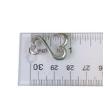 Zales Jane Seymour Sterling Silver Open Heart Pendant Photo 3