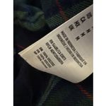 American Eagle  Outfitters Boyfriend Fit Sz Medium Green Flannel Viscose plaid Photo 2