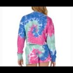 Vans tie dye crop sweatshirt sz Large Photo 4