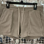 James Perse  Women's Athletic Tan Shorts Photo 0