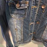ZARA  Blue Jean Jacket Cropped Timeless Photo 4