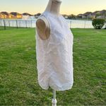 Sail To Sable  White Lace Sleeveless Top Photo 2