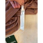 Halara  High Waisted Ruched Flowy Maxi Casual Skirt Sz. Medium Praline Pink Photo 5