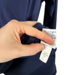 Lands' End Sunshade UPF 50 Long Sleeve Relaxed Rash Guard Navy Blue Womens 0x 14W Photo 4