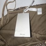 Hugo Boss  Sequined Side Slit Tank Blouse Women's Size Large Champagne Gold NEW Photo 14