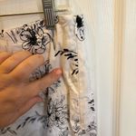 Geoffrey Beene  Black Floral A-Line Skirt Photo 2