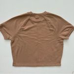 PINK - Victoria's Secret  Tan Short Sleeve Sweatshirt Size S Photo 12