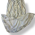 Club Monaco Striped Twist Front Maxi Dress Womens Size 10 Blue White Photo 5