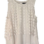 Kaari Blue white lace overlay swing tank size small Photo 0