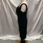 PRETTYGARDEN New Pretty‎ Garden Ruched Bodycon Midi Dress Womens Large Black Sexy Cocktail Photo 1