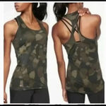 Athleta  Women's‎ Small Limitless Camo Keyhole Tank Top Multicolor Racerback Photo 1