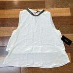 ZARA 🆕  | White Beaded Blouse Small Photo 0