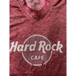 Hard Rock Cafe London  Long Sleeve Red Lightweight Hoodie Women’s Size Small Photo 1
