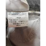 Levi's  Wedgie Skinny Jeans Button Fly Raw Hem Black Denim Women’s Size 24 Photo 6