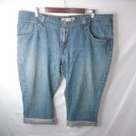 Levi's  525 22M Dark Wash Cutoff Jeans Shorts Plus Photo 10