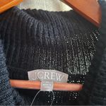 J.Crew Cropped Puff Sleeve Turtleneck Sweater Black Wool Alpaca NWT Size 2X Photo 3