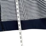 Talbots T By Sweater Jacket Womens 1X Navy Blue White Striped Nautical Coastal Photo 7
