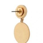 Tory Burch NWOT  Gold Coin Drop Earrings Photo 4