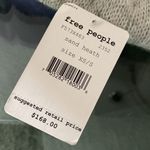 Free People  Womens Cable Knit Poncho Cardigan Sweater Shawl in Grey XS/S Photo 8