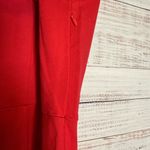 Elegant Red Sleeveless Midi Dress Size L Photo 2