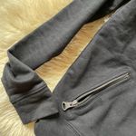 Banana Republic asymmetrical zip bomber jacket knit black zippers Photo 1