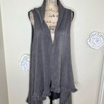NTM: Cascade Duster Gray Fringe Vest Perfect for Layering
Size OS Photo 0