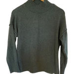 Pink Rose Medium cowl neck exposed hem sweater green Photo 0